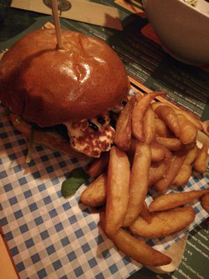 Haloumi burger at Pistache in Valkenburg