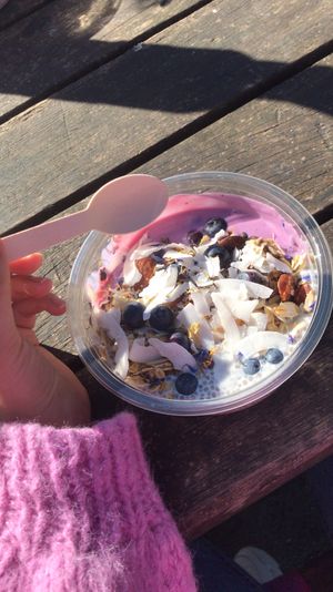 A lovely vegan breakfast  at Den Lille Smalle in Odense