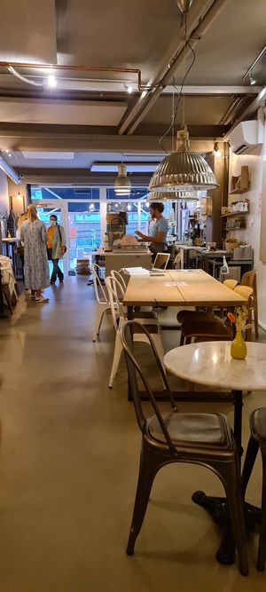 Inside at Den Lille Smalle in Odense