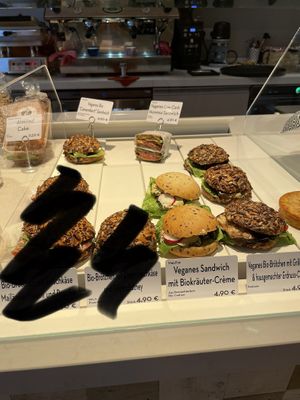 Vegan sandwiches at Isabella Glutenfreie Patisserie in Aachen