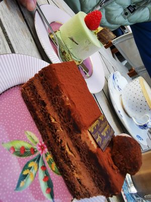 Choco truffel pastry... Mmmm at Isabella Glutenfreie Patisserie in Aachen