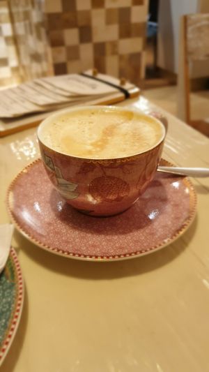 Cappuccino at Isabella Glutenfreie Patisserie in Aachen