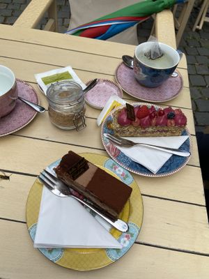 Vegan cakes!! at Isabella Glutenfreie Patisserie in Aachen