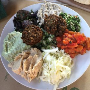 Delisious plate at Earth Cafe and Market in Seminyak