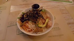 Salad at Earth Cafe and Market in Seminyak