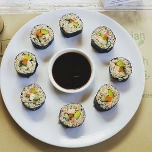 vegan nori at Earth Cafe and Market in Seminyak