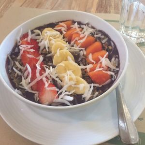 acai bowl at Earth Cafe and Market in Seminyak