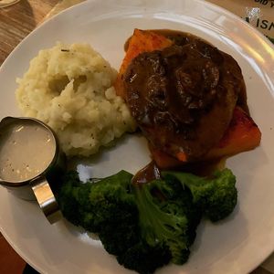 Seitan steak at Earth Cafe and Market in Seminyak