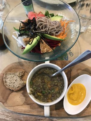 Dragon Bargain was plenty and delicious 😋  at Earth Cafe and Market in Seminyak