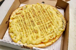 Cassava Cheese Pizza
 at FGF VEGAN - Famous Good Food in Oshawa