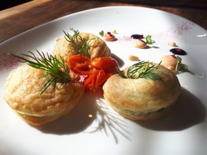 
Vegan sfogliatelle  at Da Vinci Italian Restaurant in Aberdeen