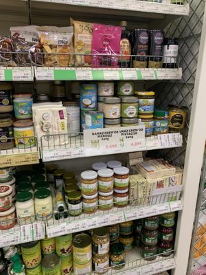 Spreads and condiments at Agraria Koper in Koper