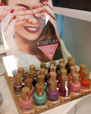 Certified vegan nail polish at Eko Škrnicl in Kranj