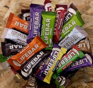 Lifebar vegan bars at Eko Škrnicl in Kranj