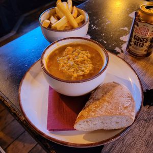 Lentil soup at The Drovers Inn in Stirling