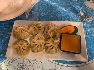 Vegetable momo at Monsoon Himalayan Cuisine in Half Moon Bay