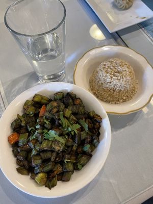 Okra  at Monsoon Himalayan Cuisine in Half Moon Bay