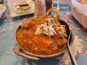 Vegetable Curry at Monsoon Himalayan Cuisine in Half Moon Bay