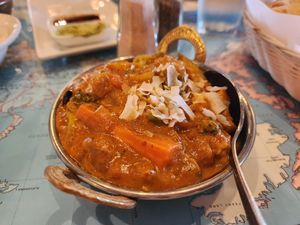 Vegetable Curry at Monsoon Himalayan Cuisine in Half Moon Bay