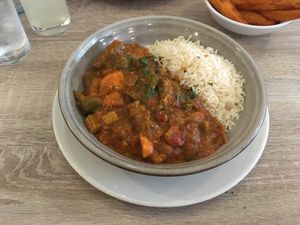 Louisiana Sweet Potato Gumbo at The Geographer in Fort William