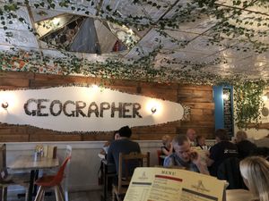 View from just inside the entrance at The Geographer in Fort William