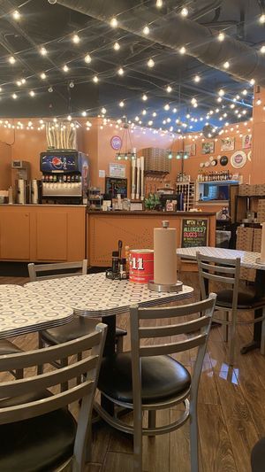 Dining room   at Pizza by the Sea in Rosemary Beach