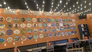Wall  at Pizza by the Sea in Rosemary Beach