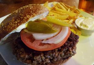 Veggie Burger at Alf in Haifa