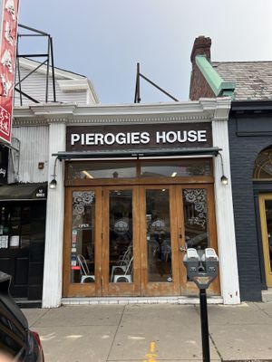 Exterior (it’s small)  at Pierogies House in Morristown