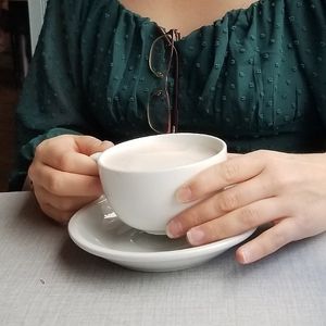 Vegan hot chocolate at The Peekskill Coffee House in Peekskill