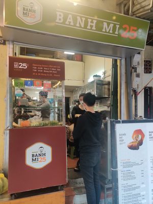 Open April 2022 at Banh Mi 25 in Hanoi