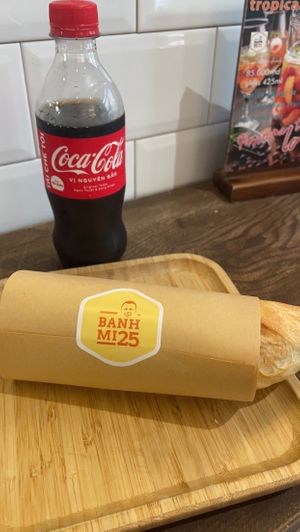   at Banh Mi 25 in Hanoi