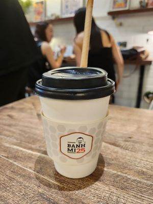 Lovely ☕️ at Banh Mi 25 in Hanoi