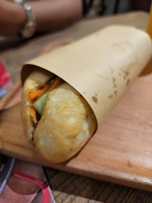 Tofu banh mi at Banh Mi 25 in Hanoi