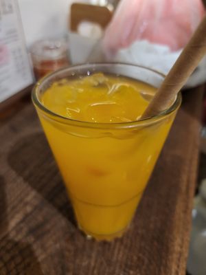 Passionfruit juice at Banh Mi 25 in Hanoi