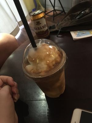 Coffee with Coconut  at Banh Mi 25 in Hanoi