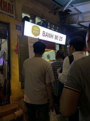 The order counter and you sir opposite   at Banh Mi 25 in Hanoi