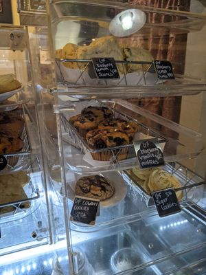 Vegan gf cakes at The Wild Oat in Bellingham