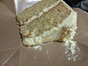 Lemon lemon cake at The Wild Oat in Bellingham