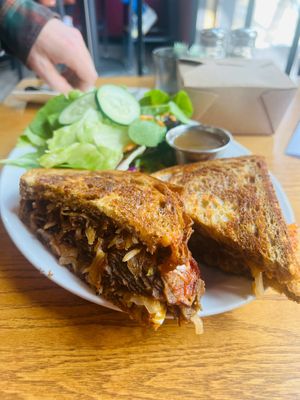 Ruben vegan sandwich   at The Wild Oat in Bellingham