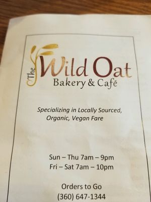 The Wild Oat at The Wild Oat in Bellingham