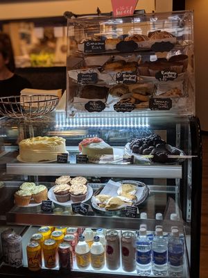 Nice dessert selection at The Wild Oat in Bellingham