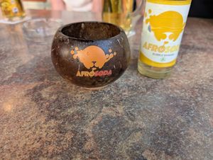 Afro Soda Bubbly Banana at Bejte Ethiopia in Berlin