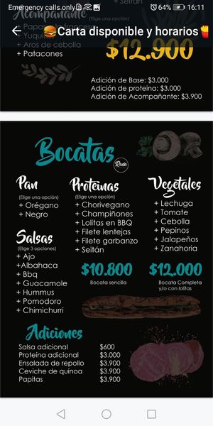 Bocata at Antojos Veganos in Armenia