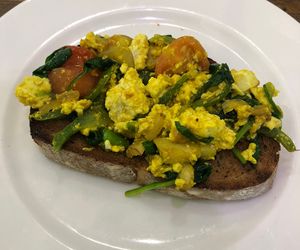 Scrambled tofu  at Circle Cafe - Saadiyat in Abu Dhabi