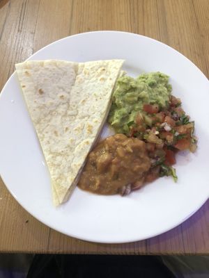 Mexican eggs (minus the eggs)  at Circle Cafe - Saadiyat in Abu Dhabi