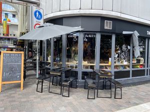 Outside  at The Black Cockatoo in Almere