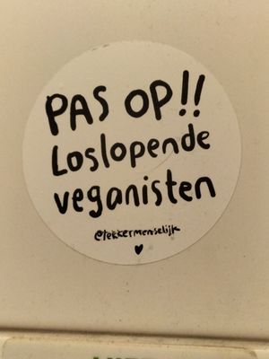 Sense of humour too ;) at The Black Cockatoo in Almere