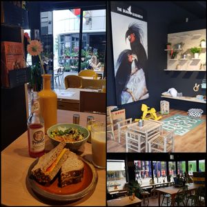 Lovely Australian style lunchroom at The Black Cockatoo in Almere