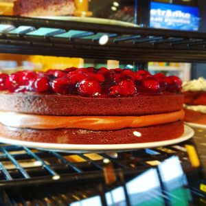 Chocolate ganache cake at The Black Cockatoo in Almere